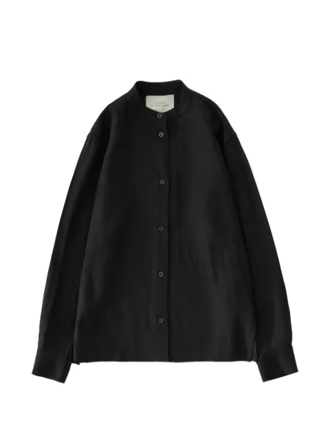 Studio Nicholson Nata longline shirt Black NATASNW1909