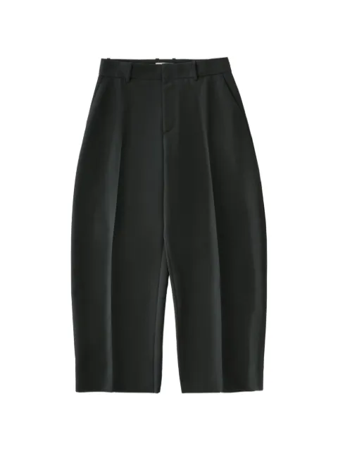 Studio Nicholson Fume curved-leg tailored trousers Green FUMESNM1377TWOTONETAILORINGMINERALGREEN
