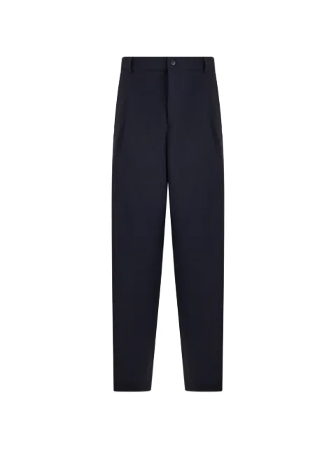 BOSS relaxed-fit trousers in patterned virgin wool Blue 50564667