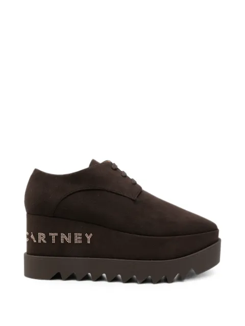 Stella McCartney Elyse studded Derby shoes Brown 800004W0IK0