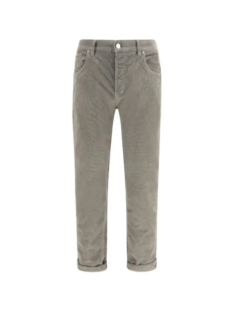 PT Torino corduroy-effect trousers Grey C5TP05B0TT33T0