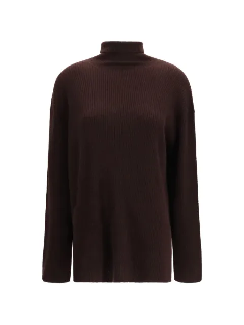 Loro Piana Camino ribbed-knit sweater Brown FRW1336