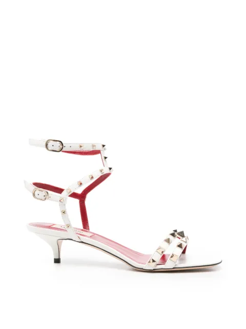 Valentino Garavani Rockstud ankle-strap sandals White WS0PV6JDW