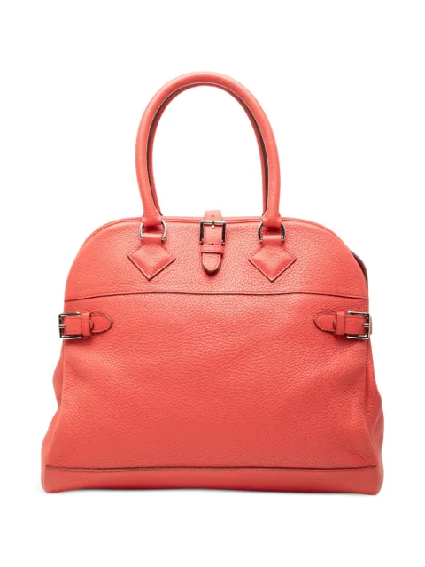 Hermès Pre-Owned 2010 Clemence Atlas 35 handbag Red HNHH2X8PPHQZ0Y7F