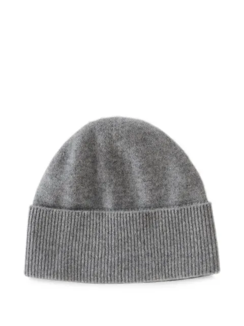 Studio Nicholson Balli ribbed-trim beanie hat Grey BALLISN1649USTWOPLY