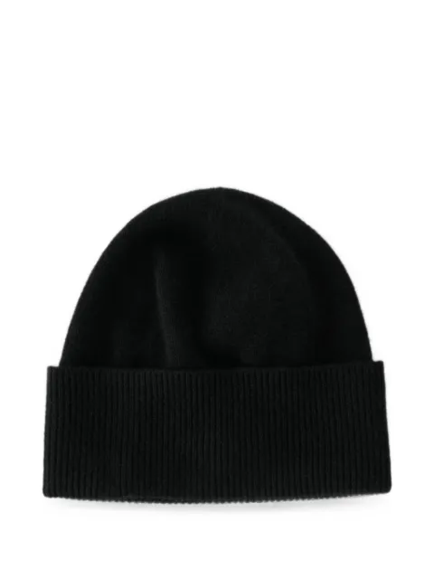 Studio Nicholson Balli ribbed-trim beanie hat Black BALLISN1649U