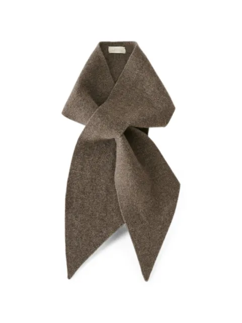 Studio Nicholson Noack tie-neck scarf Brown NOACKSN829USDOUBLECASHMERE