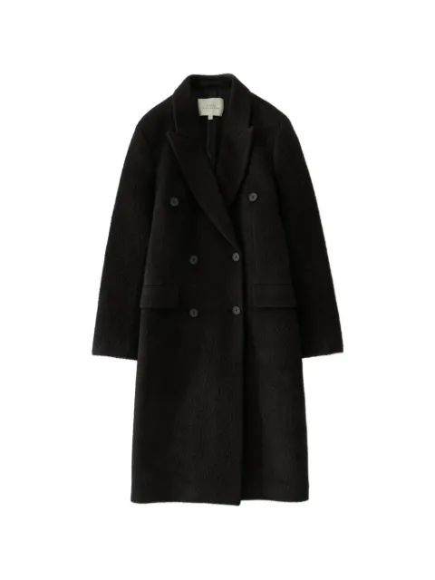 Studio Nicholson Aber double-breasted coat Brown ABERSNW1911MOHAIRCOATINGCOLA