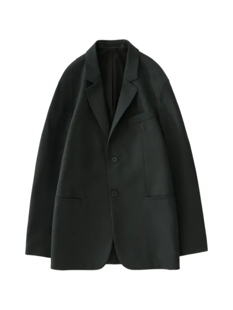 Studio Nicholson Roversi single-breasted blazer Green ROVERSISNM1346