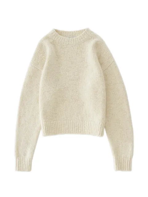 Studio Nicholson Maele bouclé-knit sweater Neutrals MAELESNW1893MERINOBOUCLECREAM
