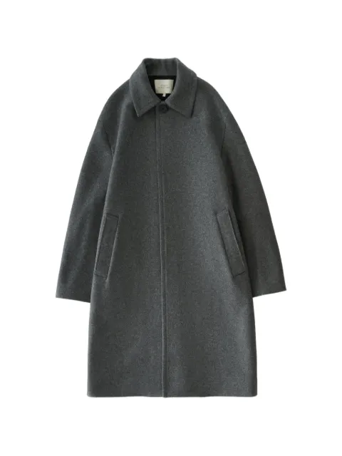 Studio Nicholson Ady wool-blend overcoat Grey ADYSNM1548WOOLMELTONCOATING