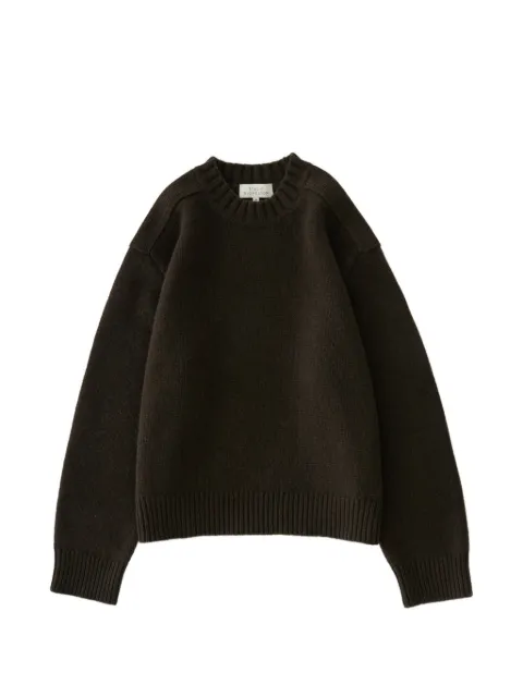 Studio Nicholson Berez crew-neck sweater Brown BEREZSNM1591USYAKESPRESSOBROWN