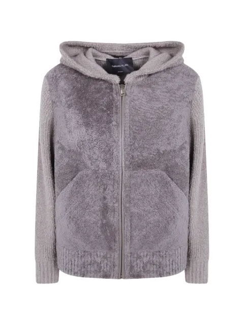 Fabiana Filippi hooded jacket Brown PLD216F231M364