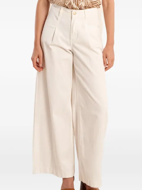Molly Bracken wide-leg pleated trousers Neutrals EF1625EE
