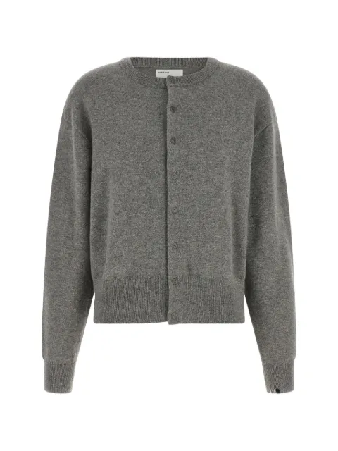 extreme cashmere Luce button-up cardigan Grey N436LUCEGOAT