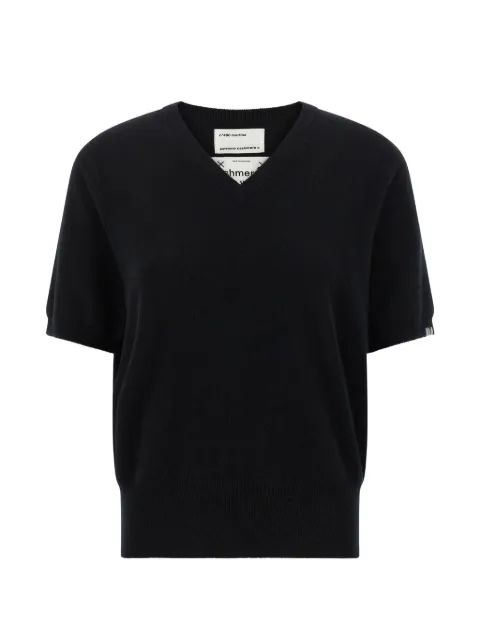 extreme cashmere Martina V-neck sweater Black N490MARTINARAVEN