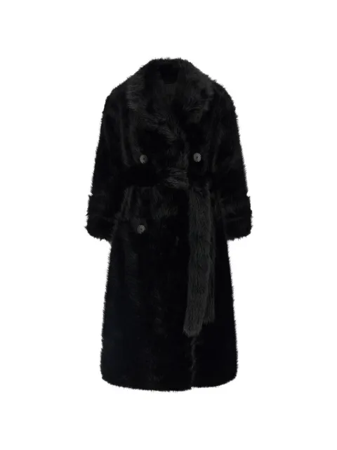 B&B COUTURE Jackie double-breasted coat Black JACKIETRENCHBLACK
