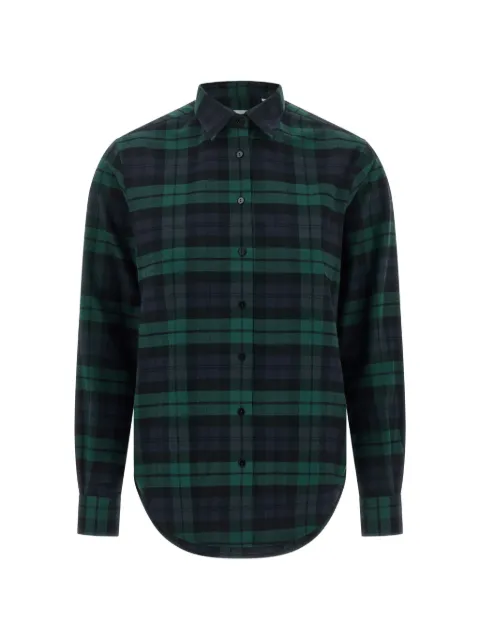 Xacus Marta check-pattern shirt Green 110535313001