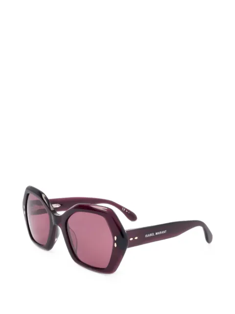 ISABEL MARANT geometric-frame sunglasses Purple IM0107GS0T753