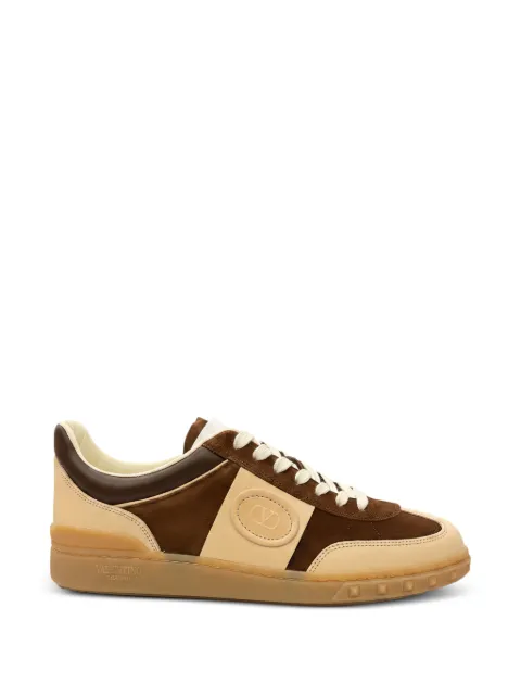 Valentino Garavani VLogo Signature leather sneakers Brown YS0H77YWQ