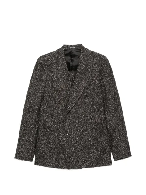 Tagliatore double-breasted tweed jacket Grey 1SMJ20KAI360033J26I289M3382