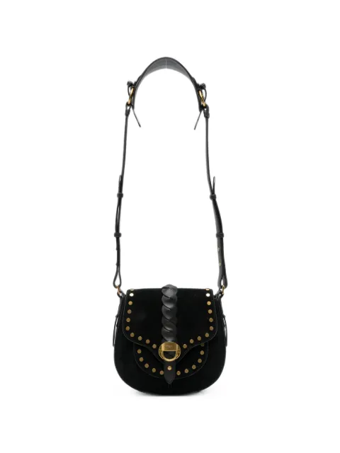 ISABEL MARANT Altay stud-embellished shoulder bag Black 26ABF0099FAD3C19M