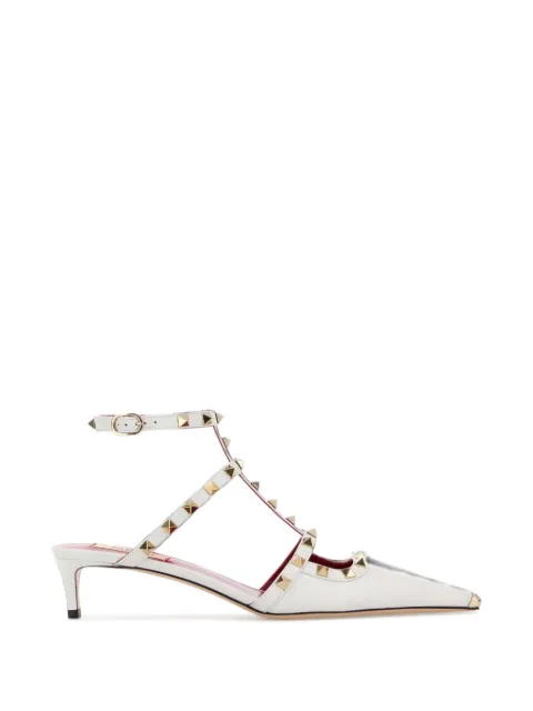 Valentino Garavani Rockstud cage pumps White 9W2S0PV0WZD