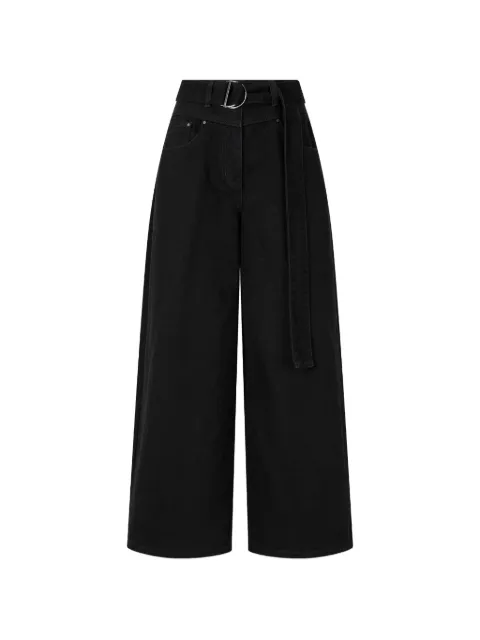 TOMBOY belted denim jeans Black 9106362103