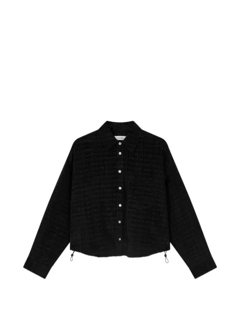 TOMBOY corduroy drawstring shirt Black 9106321106