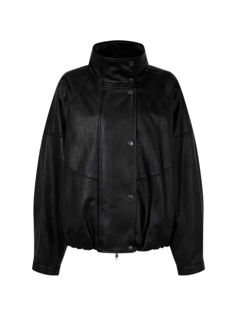 TOMBOY high-neck panelled jacket Black 9106361102