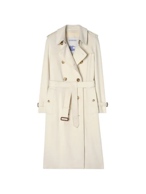 Burberry long cashmere Kensington trench coat Neutrals 8136120