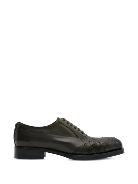 Burberry leather Windermere Oxford shoes Brown 8134284