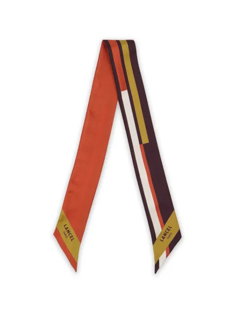 Lancel silk twill headband Orange A14343QJTU