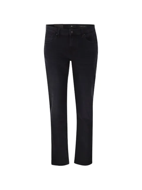 7 For All Mankind Slimmy Tapered jeans Black 7TB00C51U73LJ