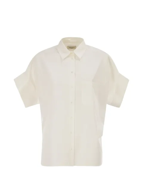 Weekend Max Mara printed cotton and silk shirt - white White 2625196011600
