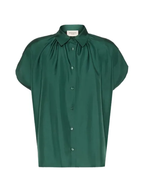 Weekend Max Mara silk shirt Green 2625116081600003