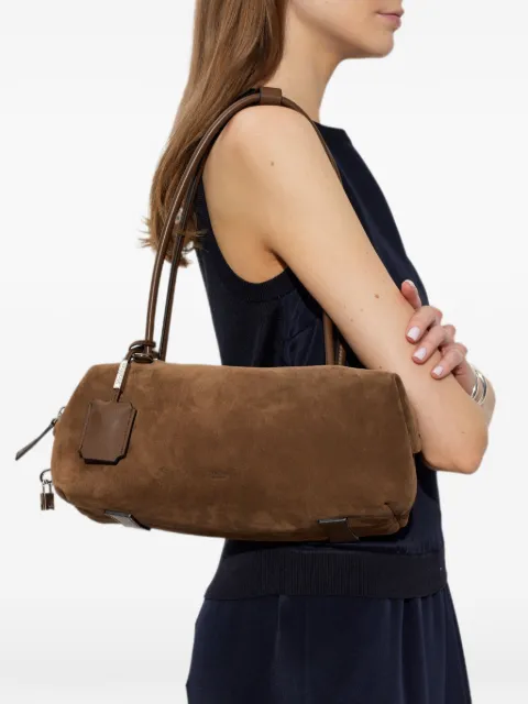 Max Mara suede leather shoulder bag Brown 2624516101600