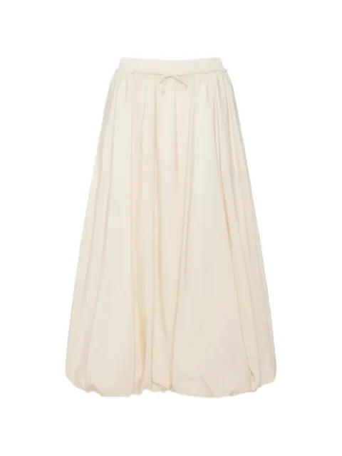 Weekend Max Mara long water-repellent canvas skirt - ivory Neutrals 2625106061600