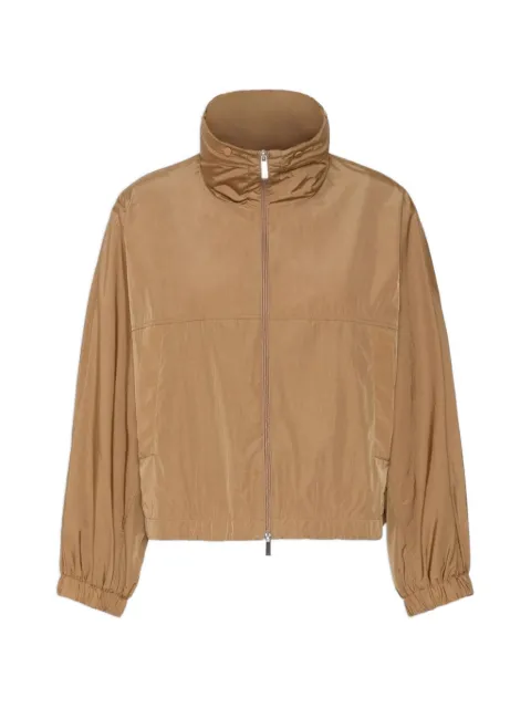 Weekend Max Mara water-repellent canvas windbreaker - tobacco Neutrals 2625026061600003