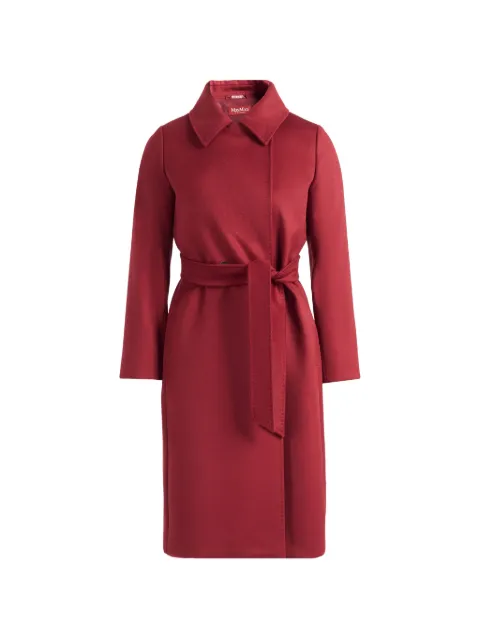 Max Mara double-breasted wool coat - ruby Red BCOLLAG018RUBINO