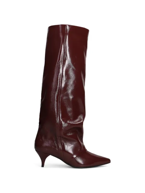 ALCHIMIA pointed-toe slouchy boots Red TAMALIAA174