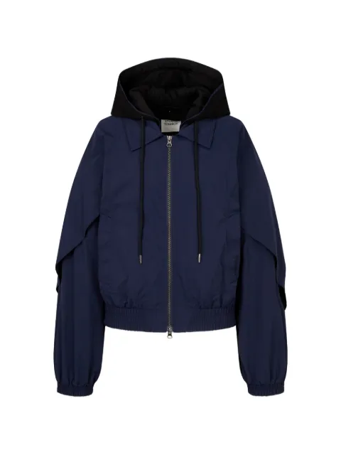 TOMBOY detachable hood bomber jacket Blue 9106313203
