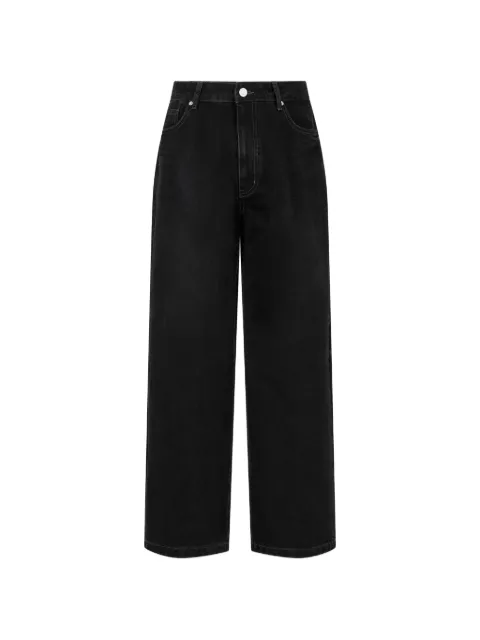 TOMBOY straight-fit washed jeans Black 9156362833