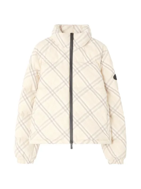 Burberry check Ambleside puffer jacket Neutrals 8131358