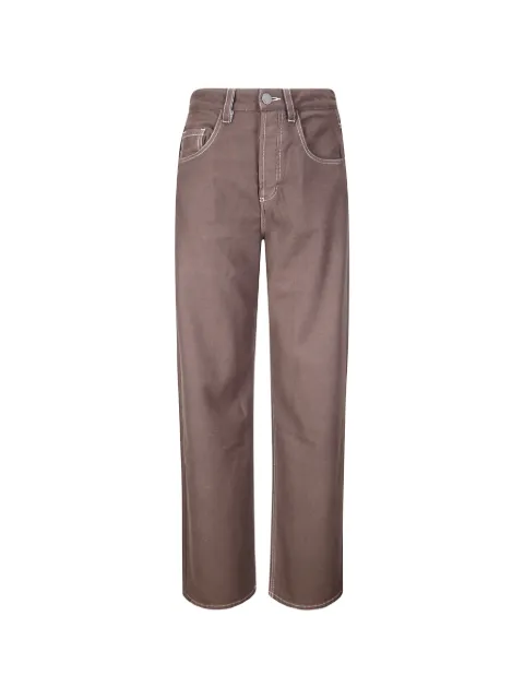 Uma Wang Phyllis straight trousers Brown UP3036