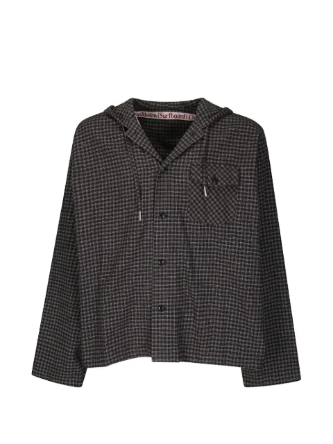 Stockholm Surfboard Club Merle check-pattern jacket Brown U4000307C1