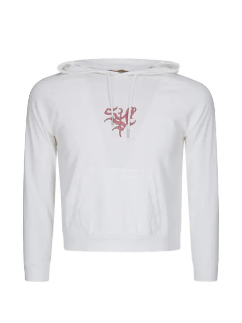Stockholm Surfboard Club graphic-print hoodie White W1000322DW1