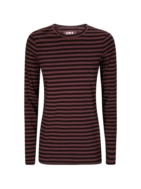 Labo Art striped long-sleeve T-shirt Purple L972FM00103126W