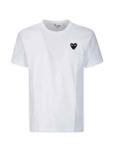 Comme Des Garçons Play logo-print T-shirt White AXT353051