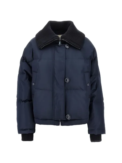 Weekend Max Mara water-repellent technical twill down jacket - navy Blue 2625486012600